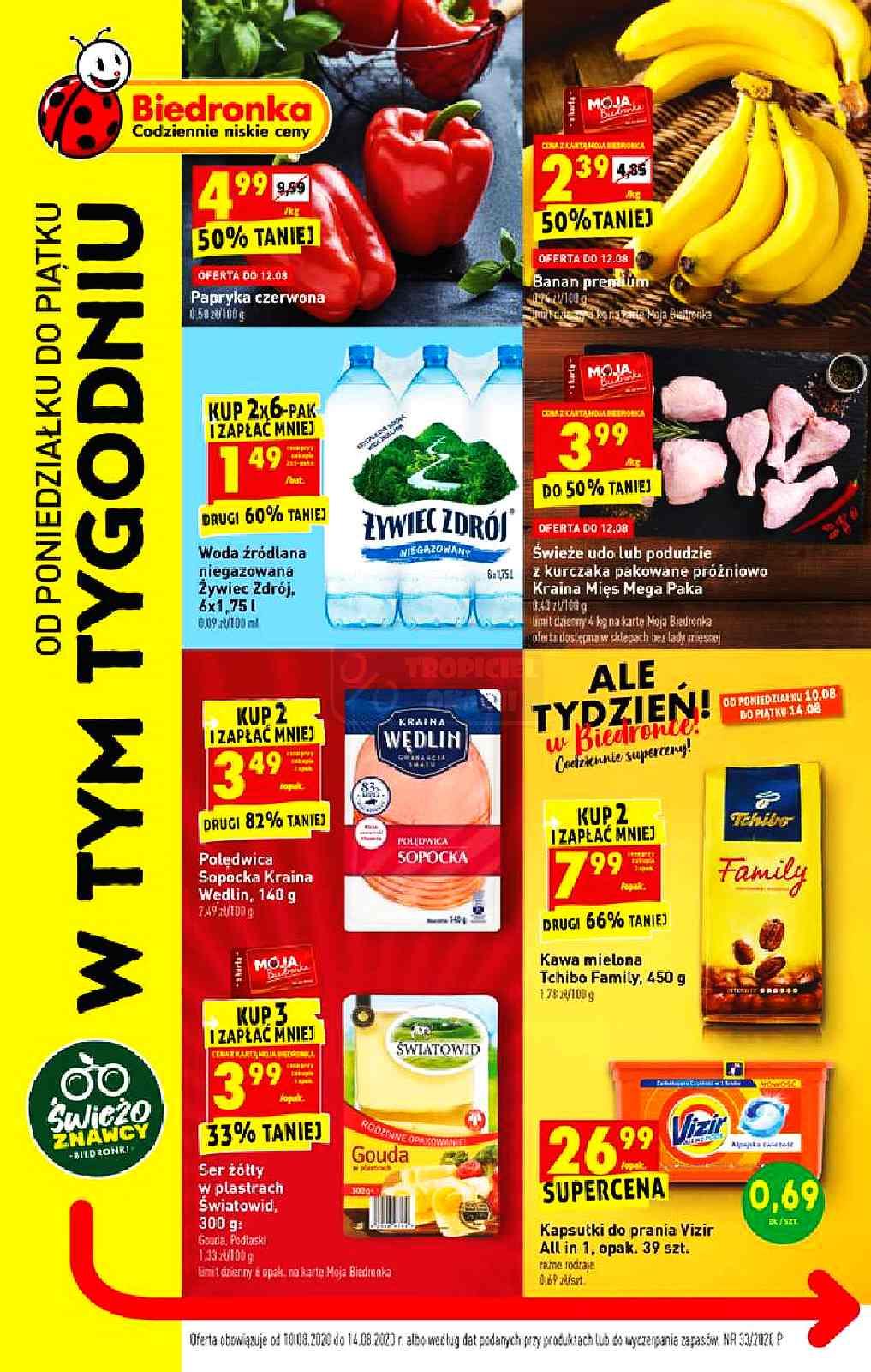 Gazetka promocyjna Biedronka str. 1