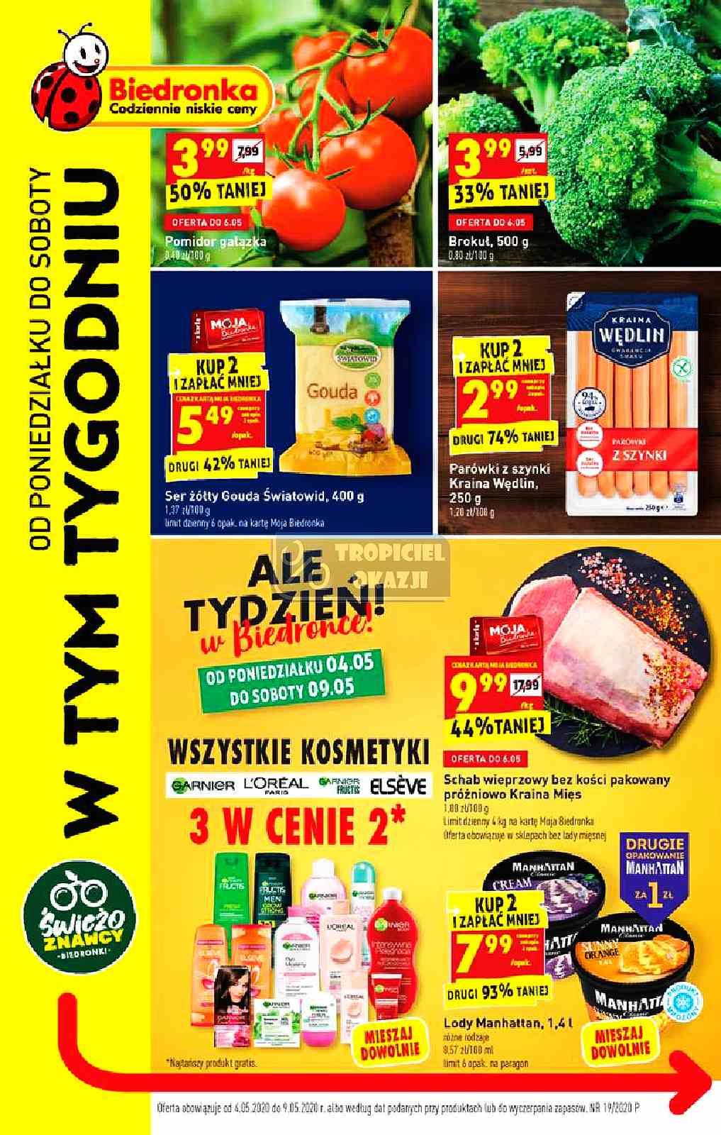 Gazetka promocyjna Biedronka str. 1