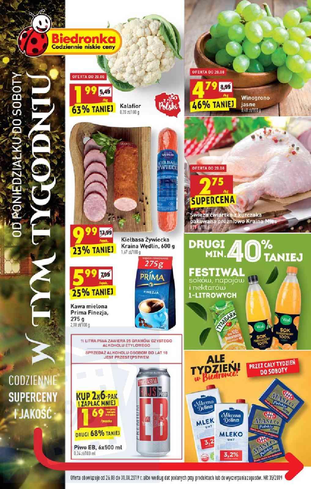 Gazetka promocyjna Biedronka str. 1