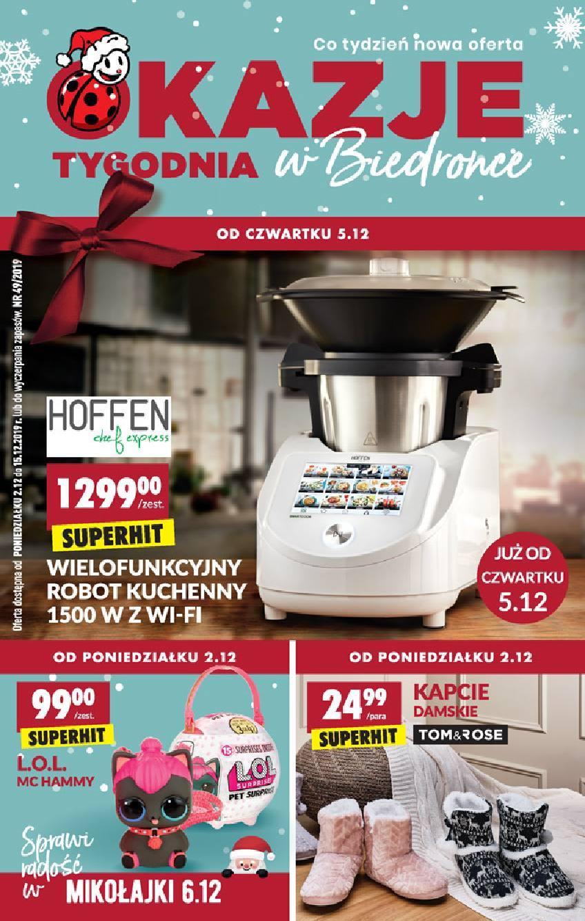 Gazetka promocyjna Biedronka str. 1
