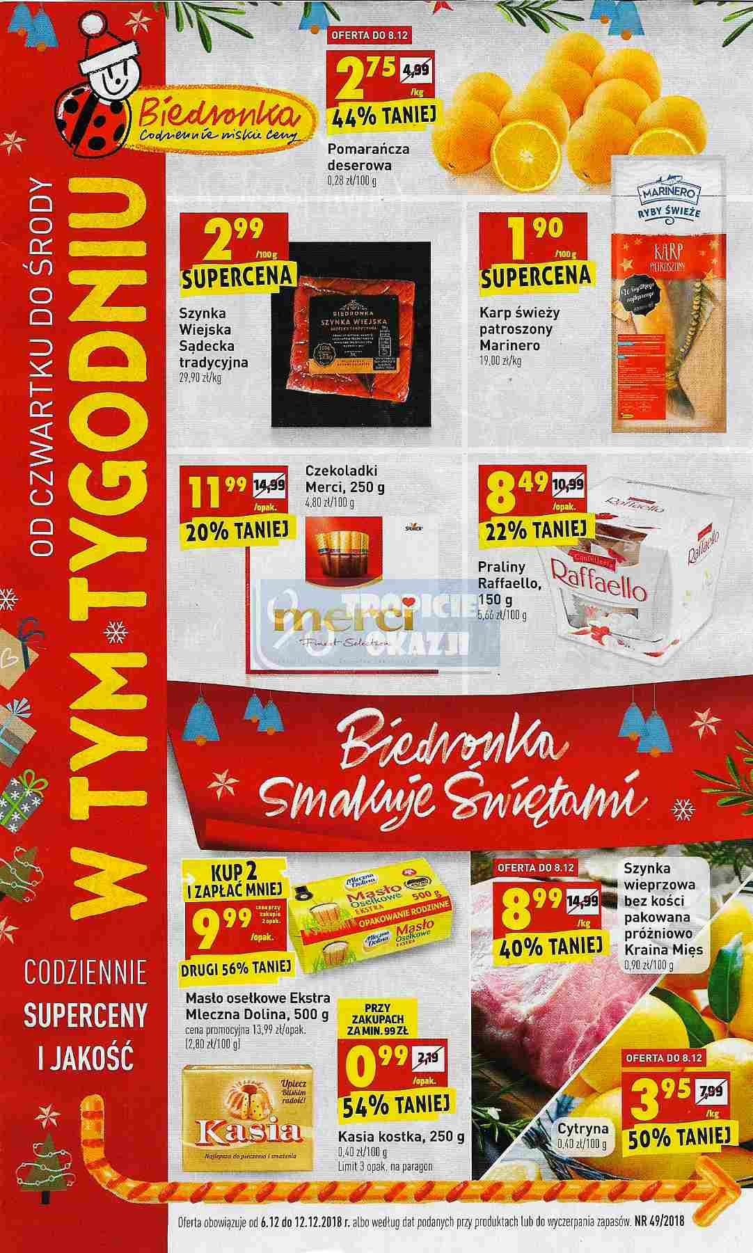 Gazetka promocyjna Biedronka str. 1