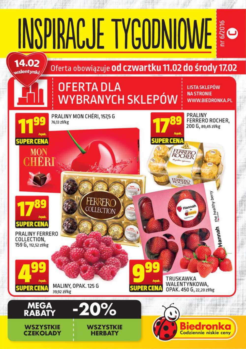 Gazetka promocyjna Biedronka str. 1