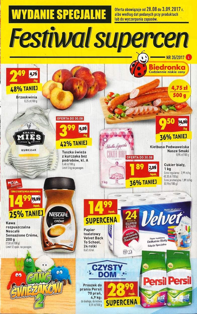 Gazetka promocyjna Biedronka str. 1