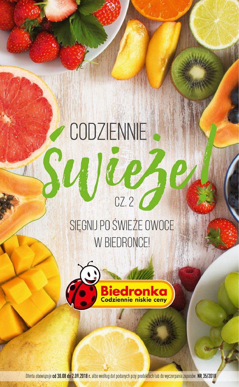 Gazetka promocyjna Biedronka str. 1