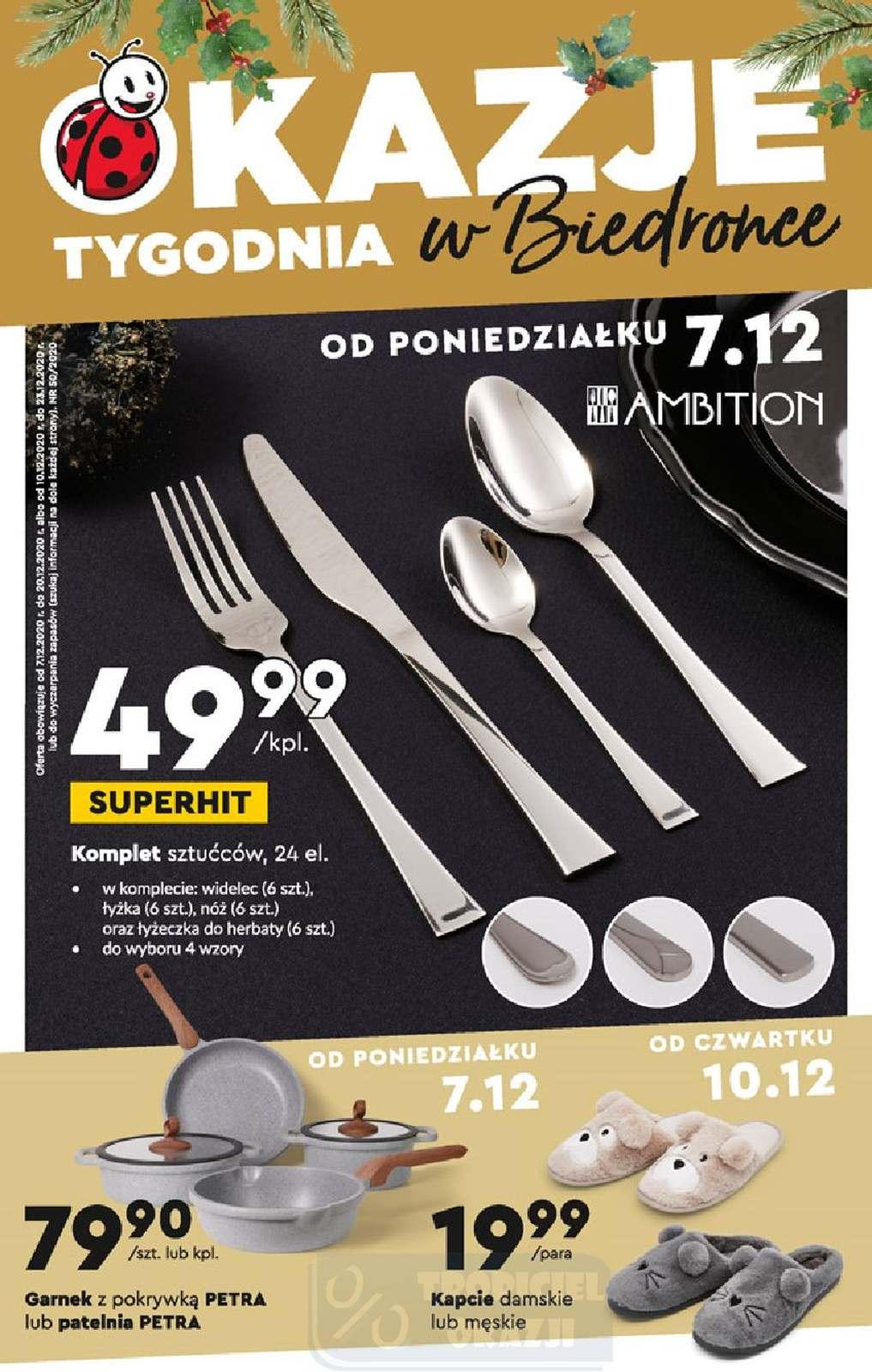 Gazetka promocyjna Biedronka str. 1