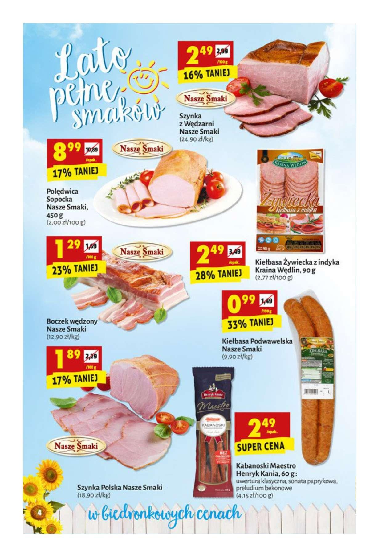 Gazetka promocyjna Biedronka str. 4