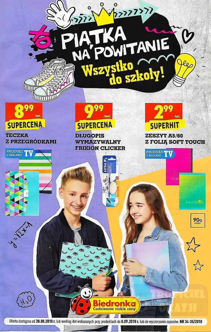 Gazetka promocyjna Biedronka str. 1