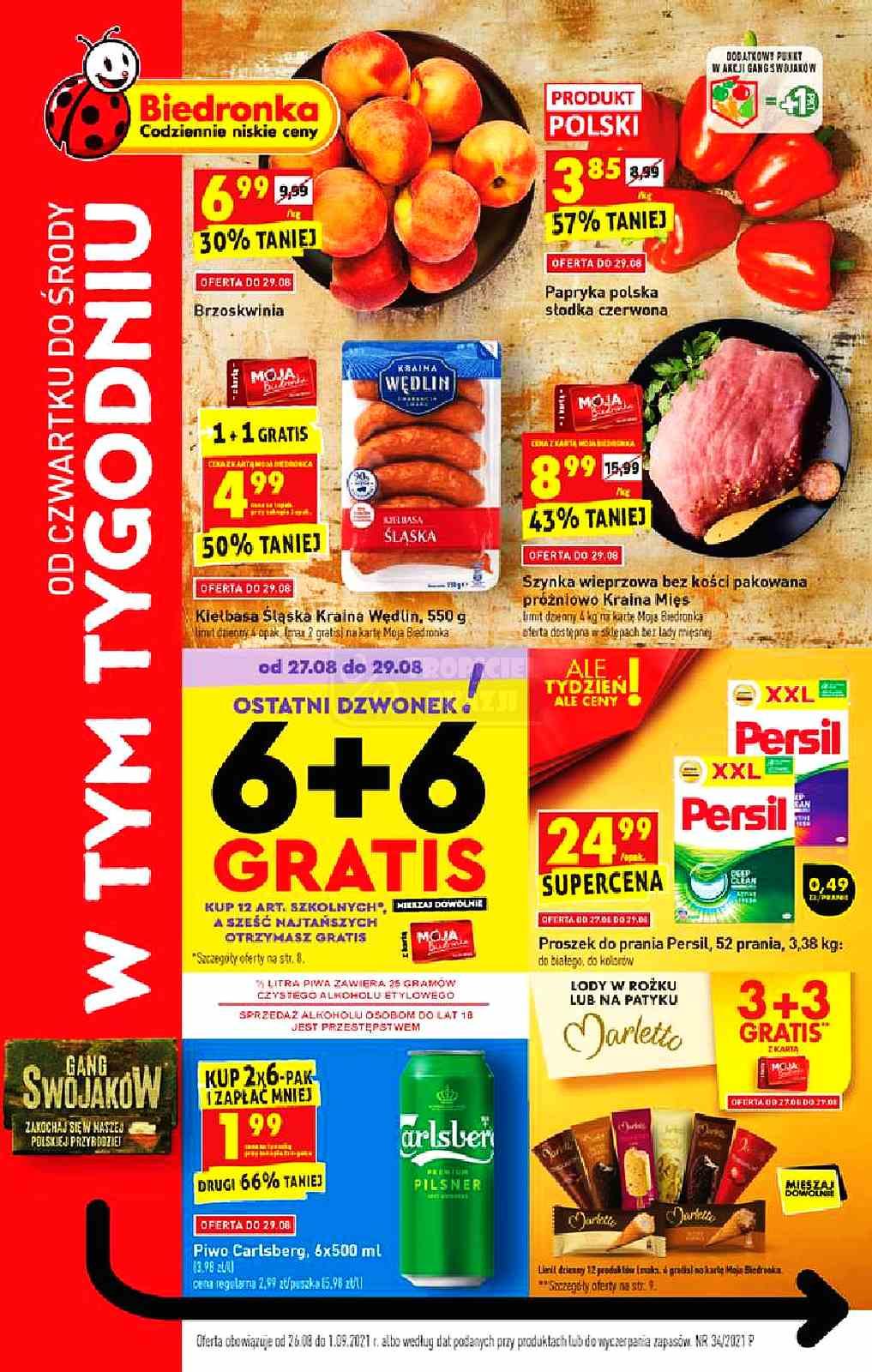 Gazetka promocyjna Biedronka str. 1