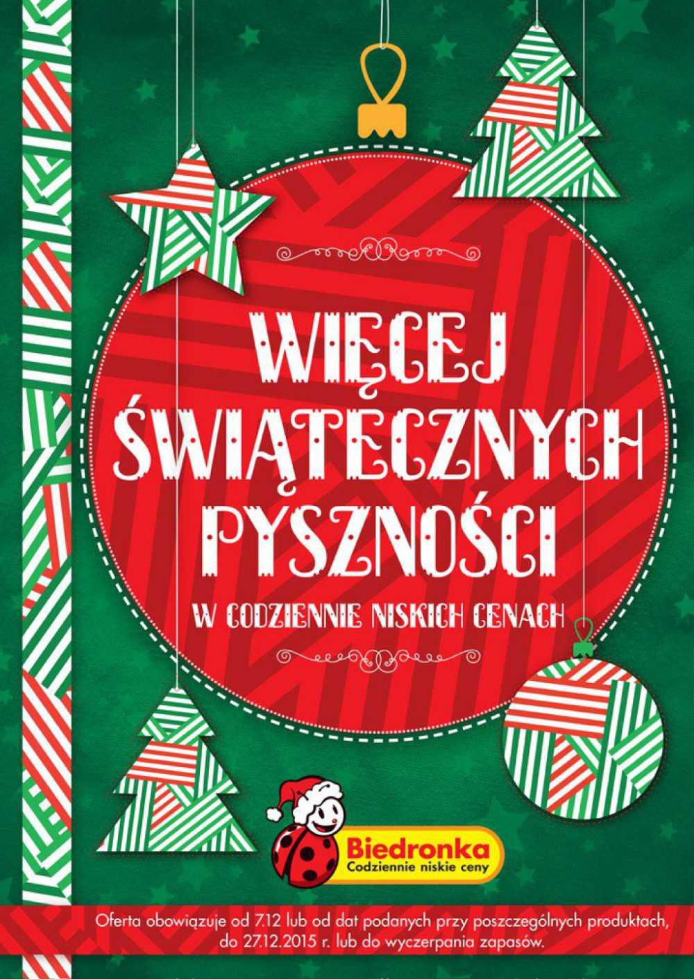 Gazetka promocyjna Biedronka str. 1