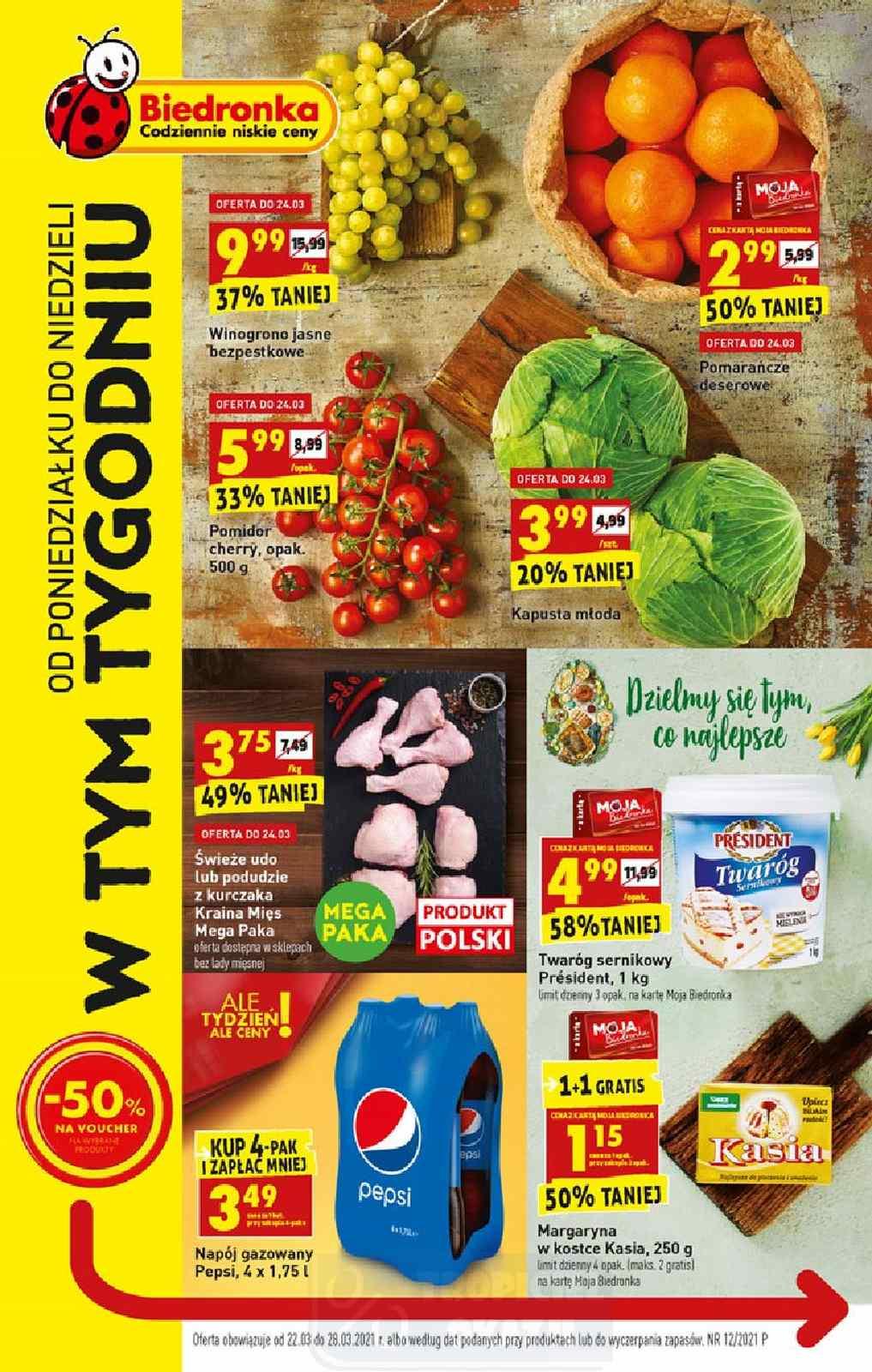 Gazetka promocyjna Biedronka str. 1