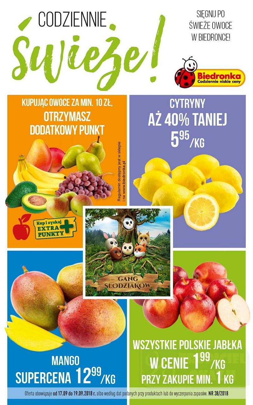 Gazetka promocyjna Biedronka str. 1