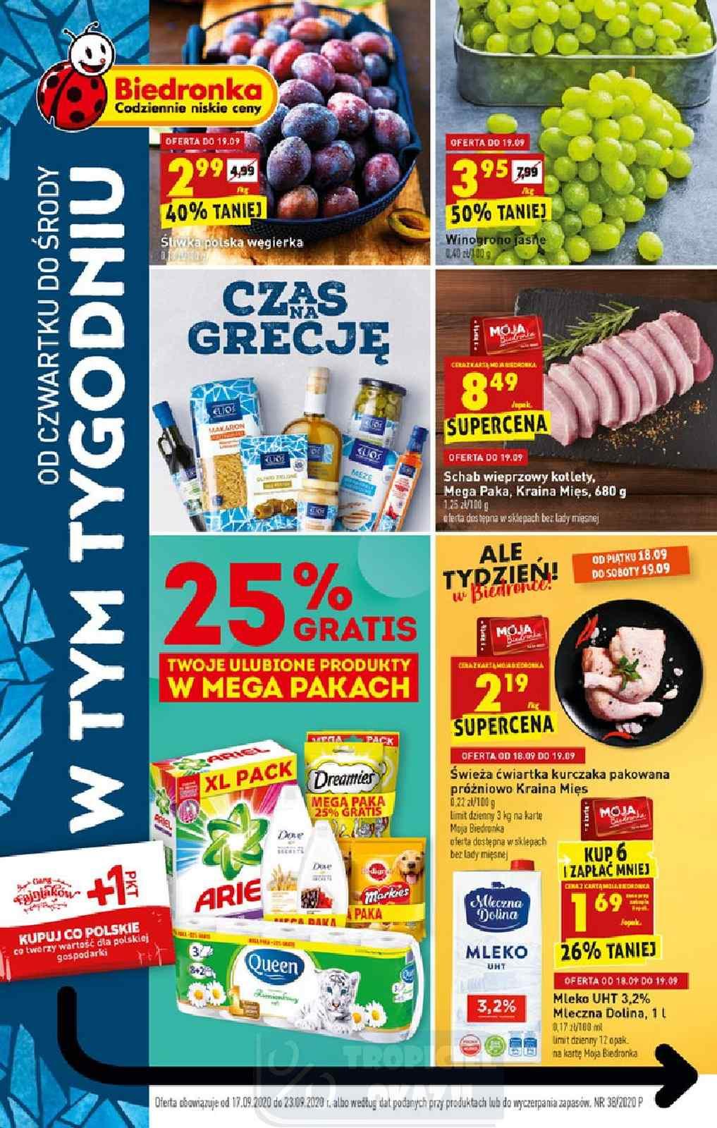 Gazetka promocyjna Biedronka str. 1