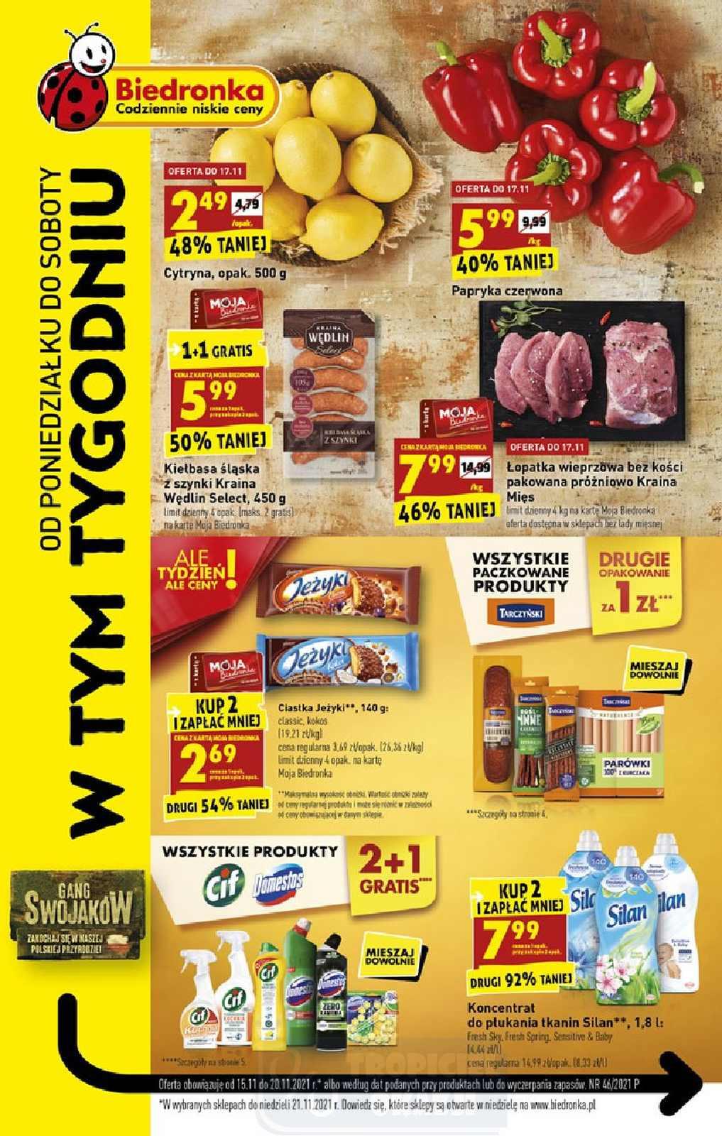 Gazetka promocyjna Biedronka str. 1