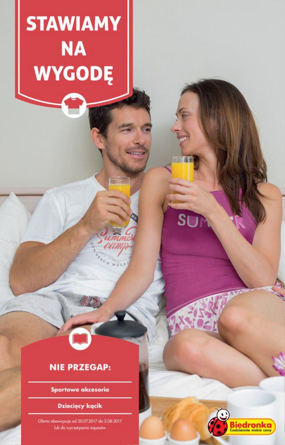 Gazetka promocyjna Biedronka str. 1