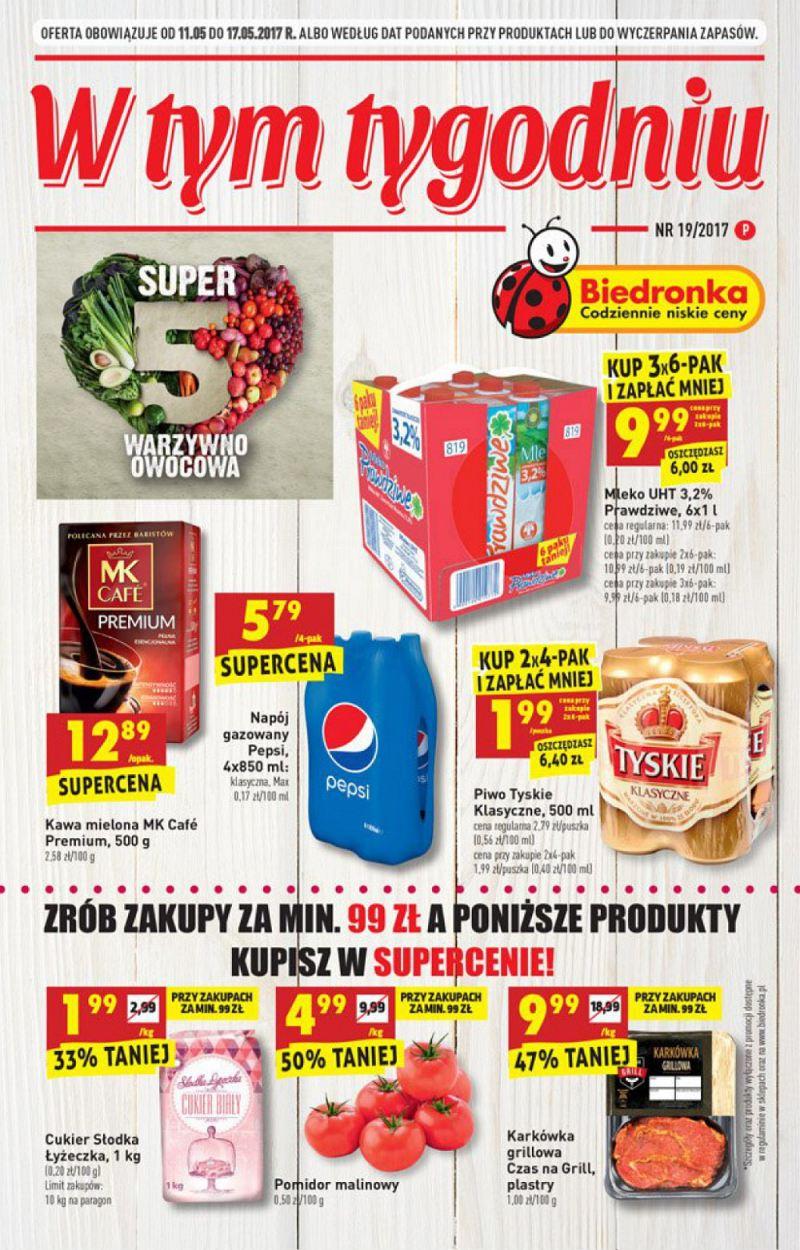 Gazetka promocyjna Biedronka str. 1