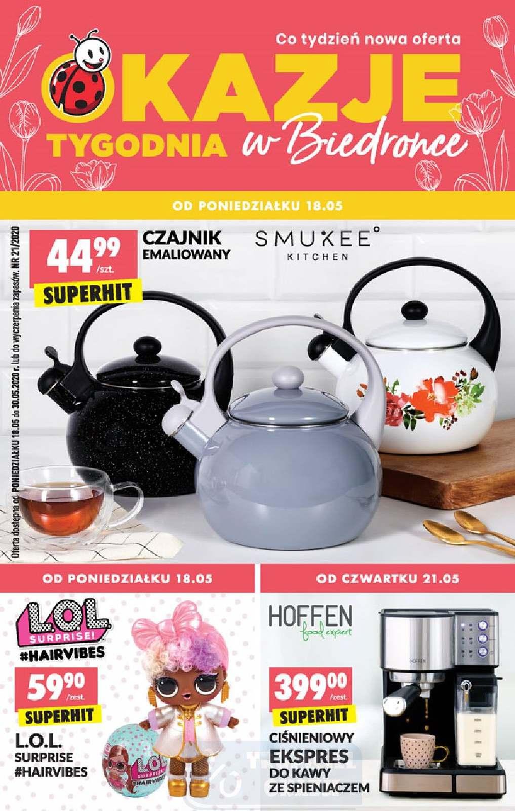 Gazetka promocyjna Biedronka str. 1