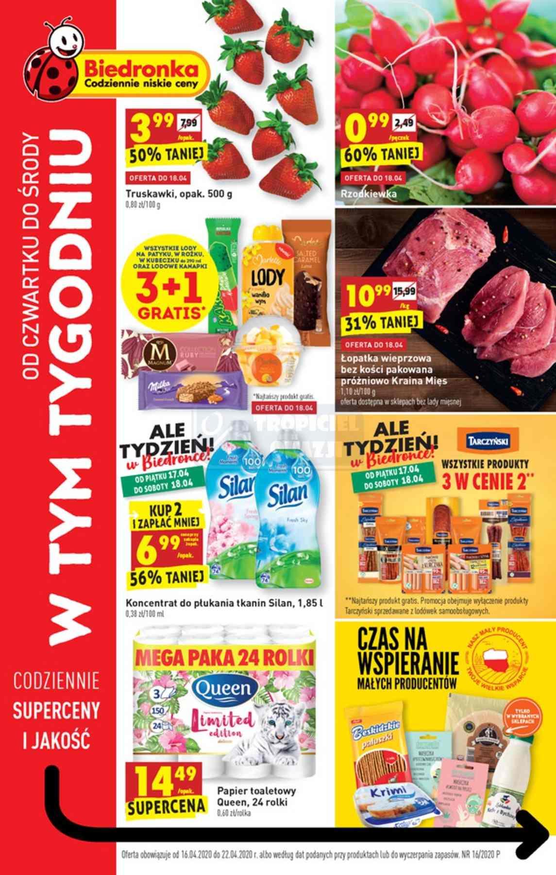 Gazetka promocyjna Biedronka str. 1