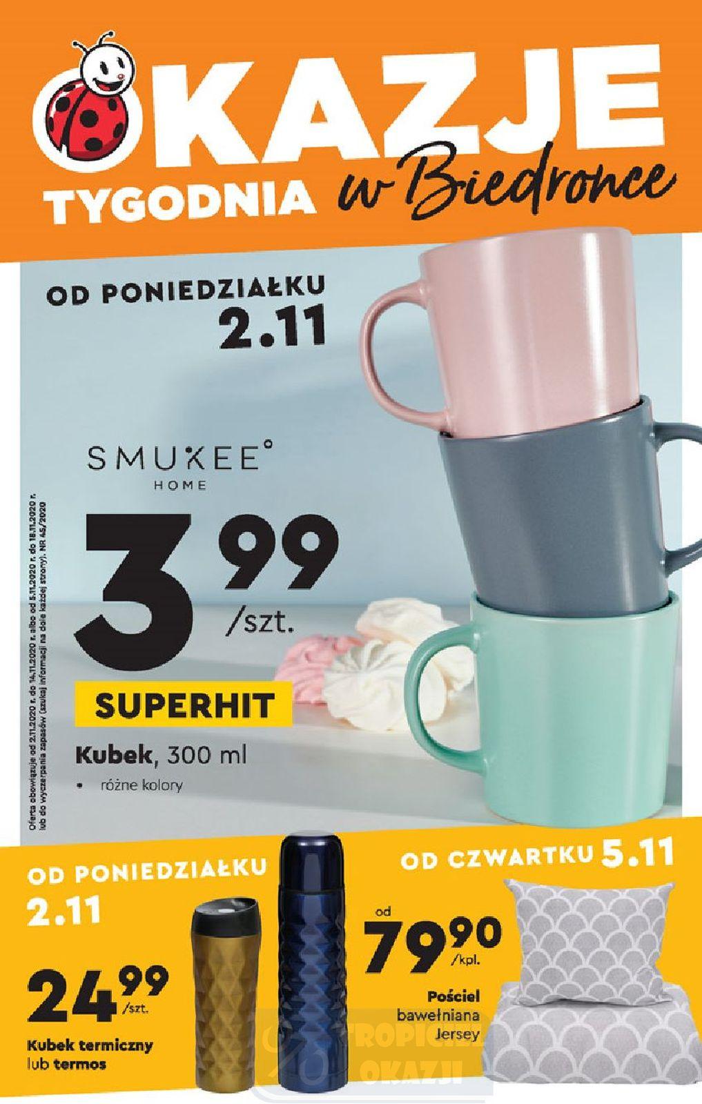 Gazetka promocyjna Biedronka str. 1