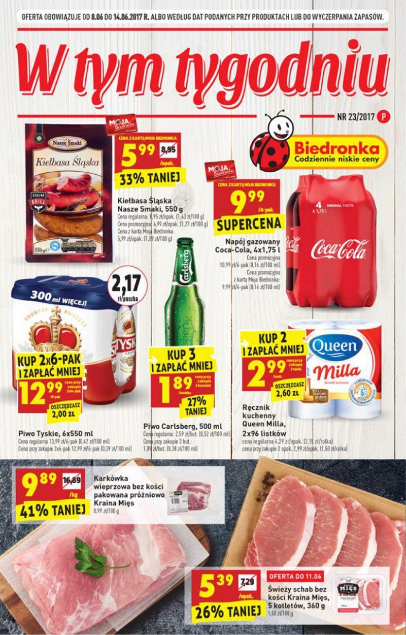 Gazetka promocyjna Biedronka str. 1