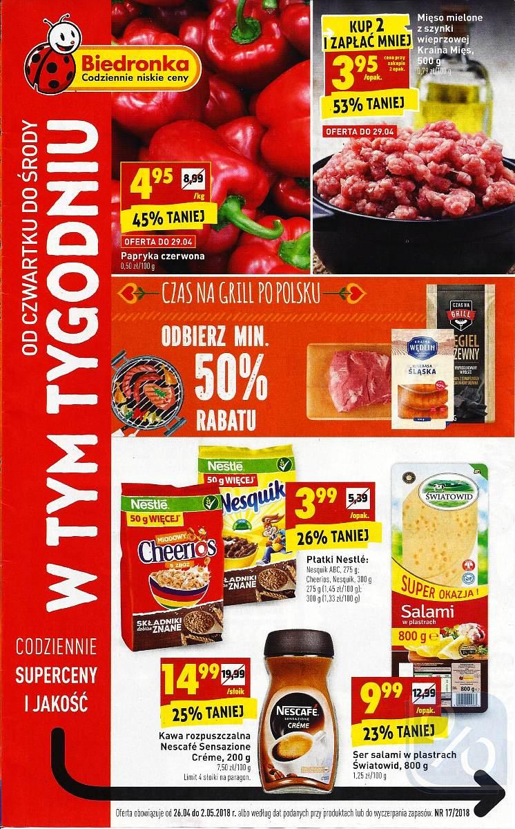 Gazetka promocyjna Biedronka str. 1