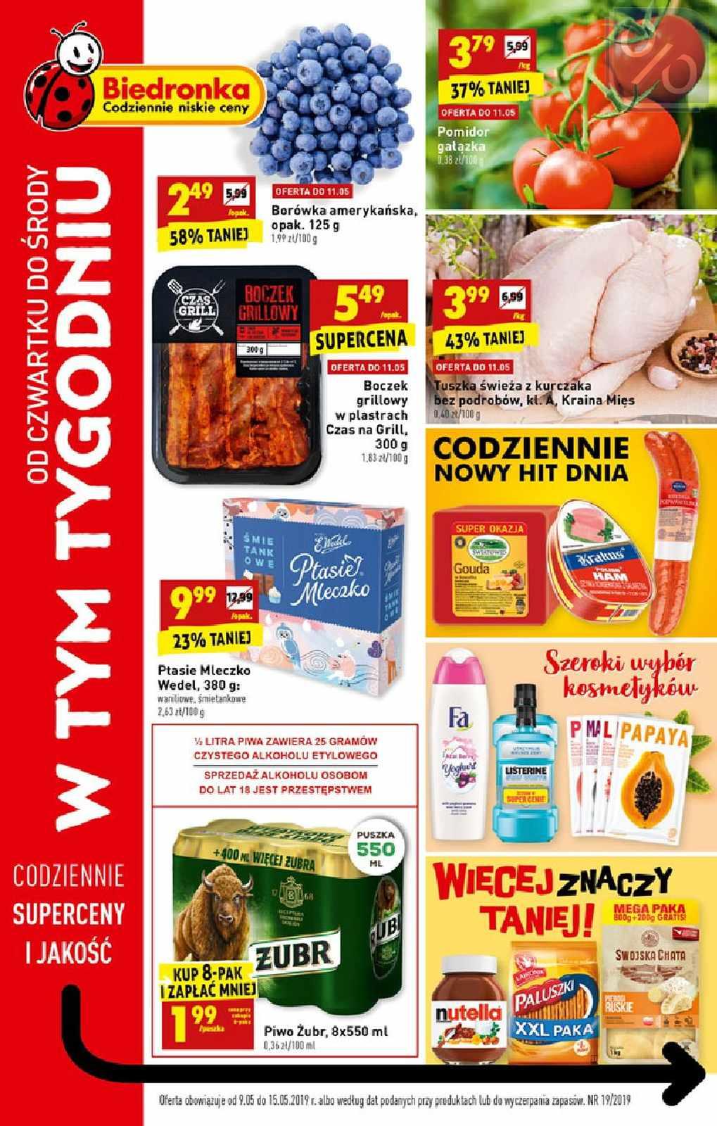 Gazetka promocyjna Biedronka str. 1