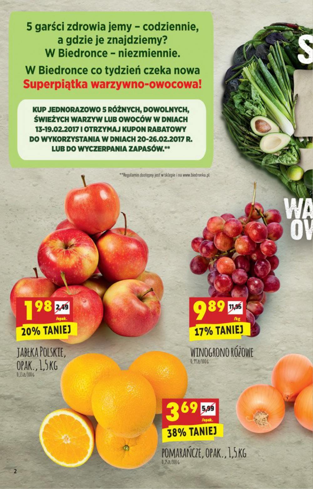 Gazetka promocyjna Biedronka str. 2