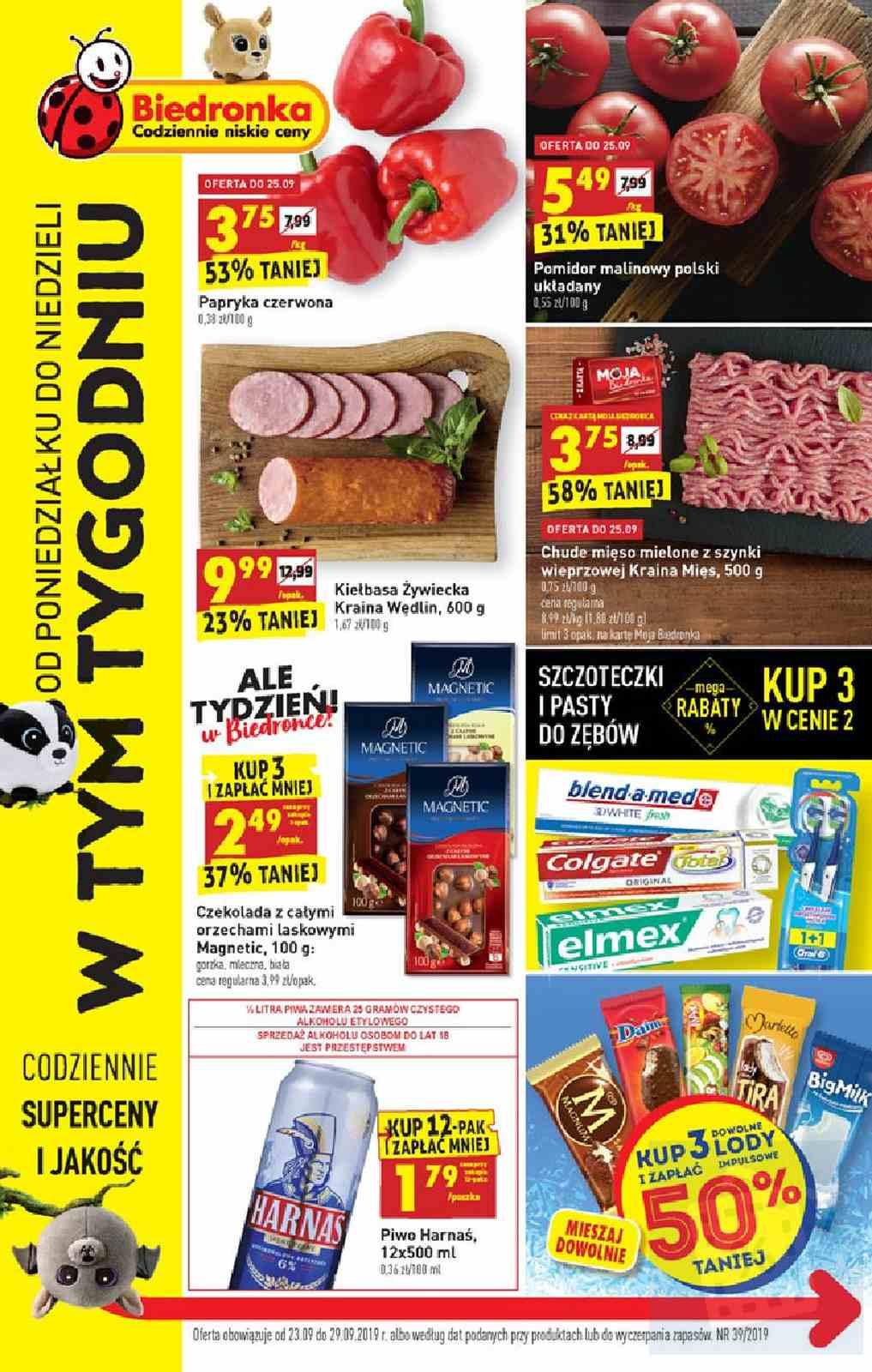 Gazetka promocyjna Biedronka str. 1