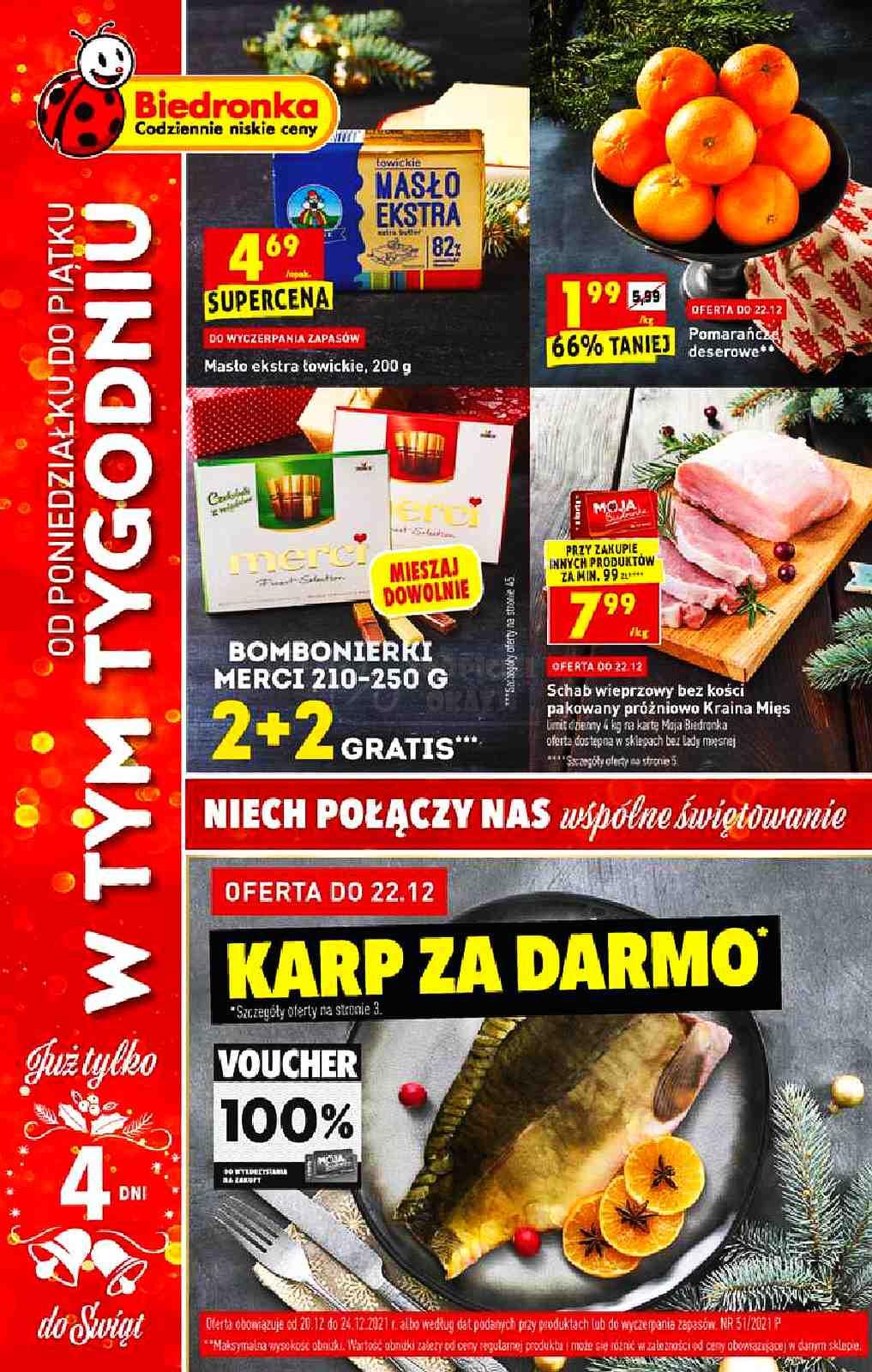 Gazetka promocyjna Biedronka str. 1