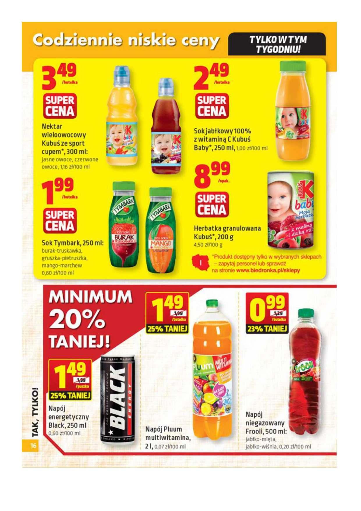 Gazetka promocyjna Biedronka str. 16