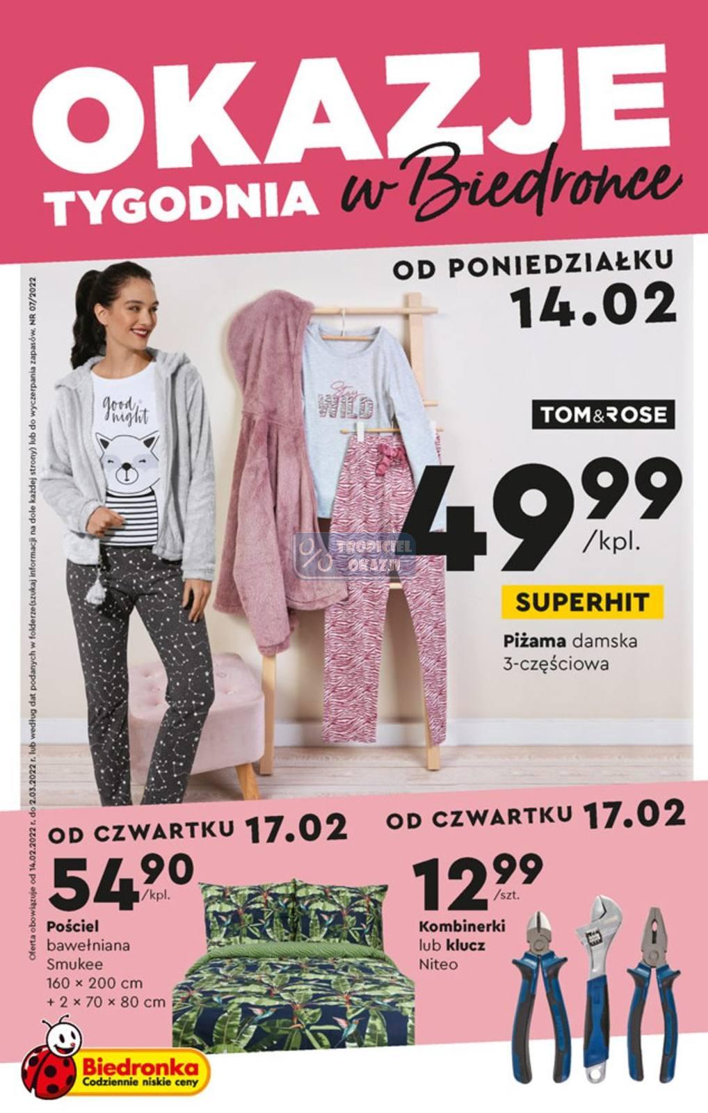 Gazetka promocyjna Biedronka str. 1