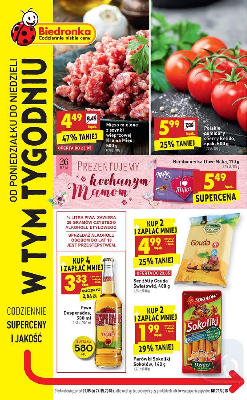 Gazetka promocyjna Biedronka str. 1