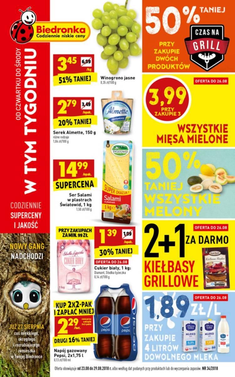 Gazetka promocyjna Biedronka str. 1