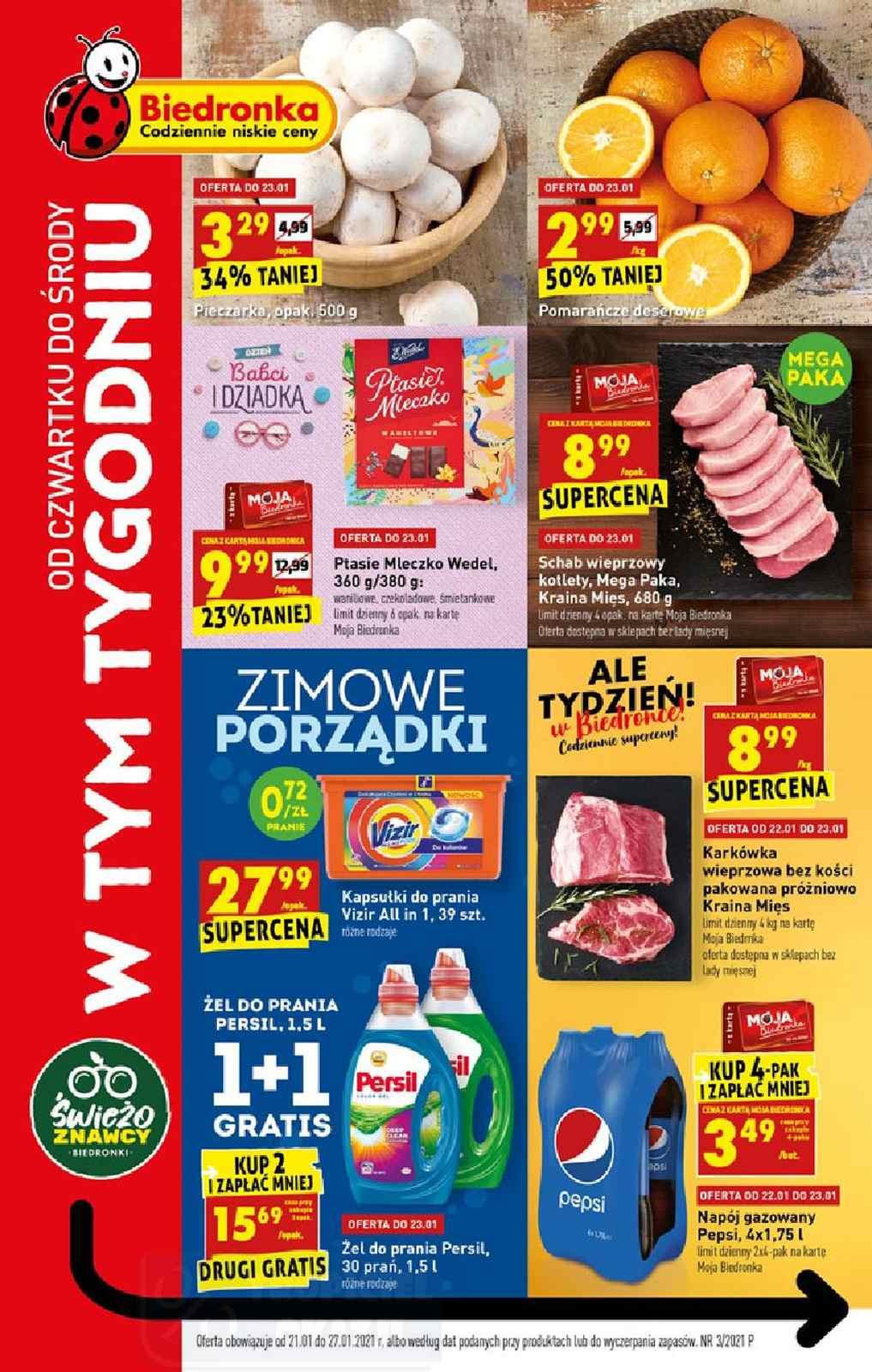 Gazetka promocyjna Biedronka str. 1