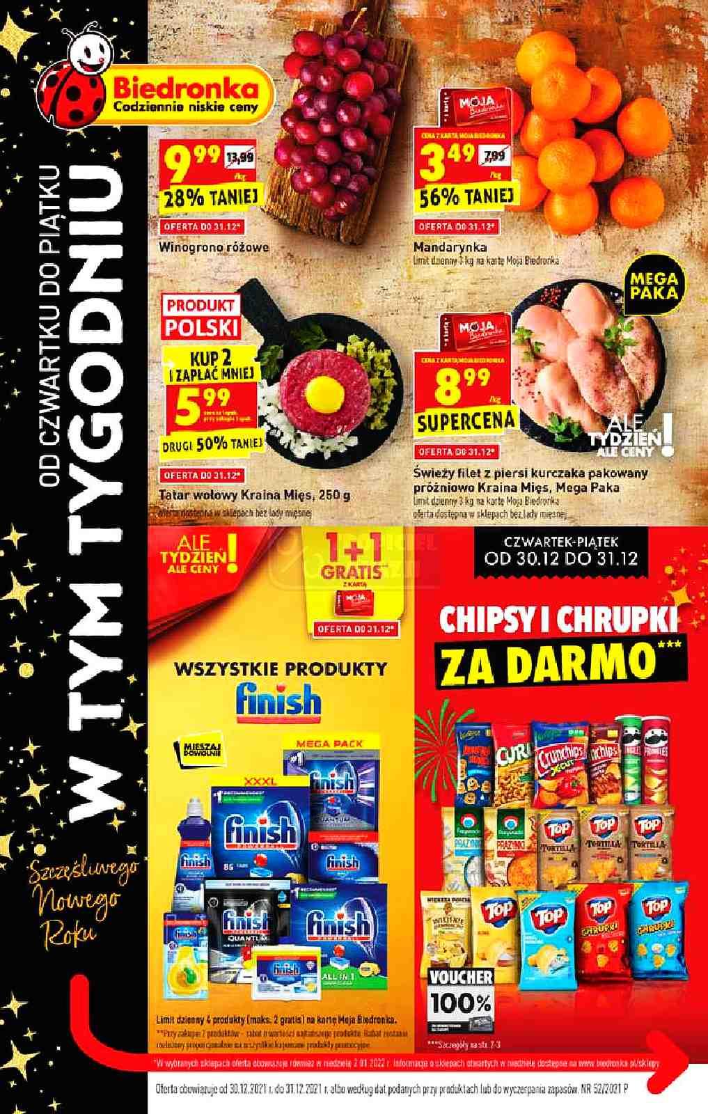 Gazetka promocyjna Biedronka str. 1