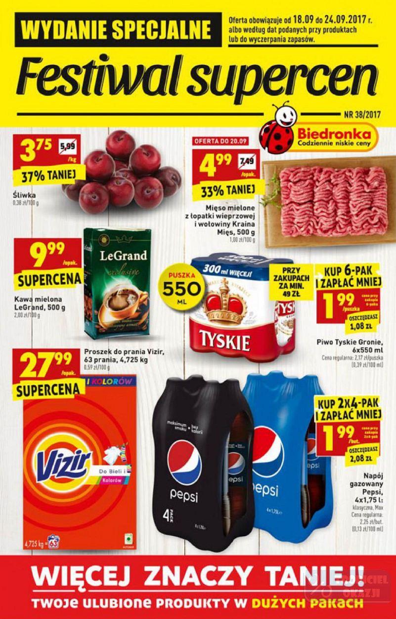 Gazetka promocyjna Biedronka str. 1