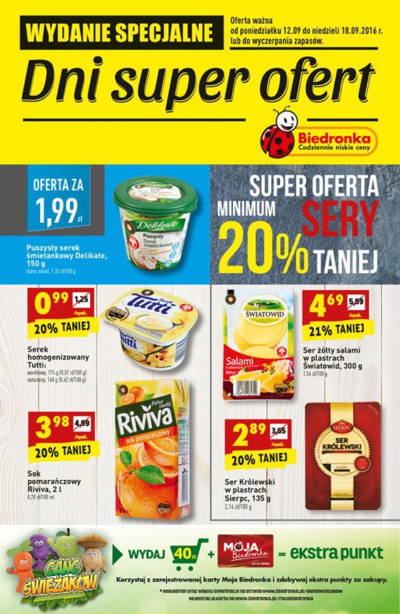 Gazetka promocyjna Biedronka str. 1