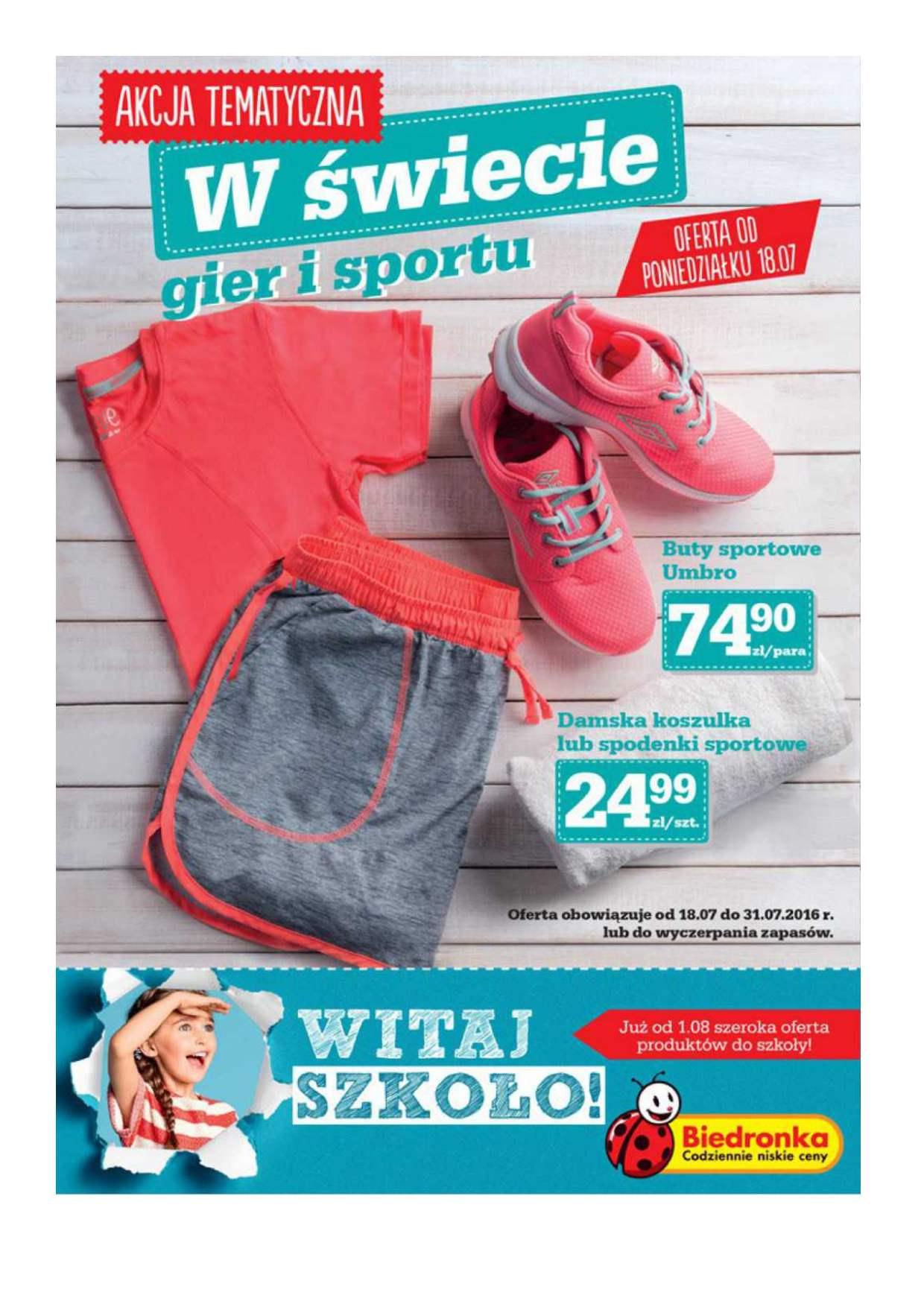 Gazetka promocyjna Biedronka str. 1