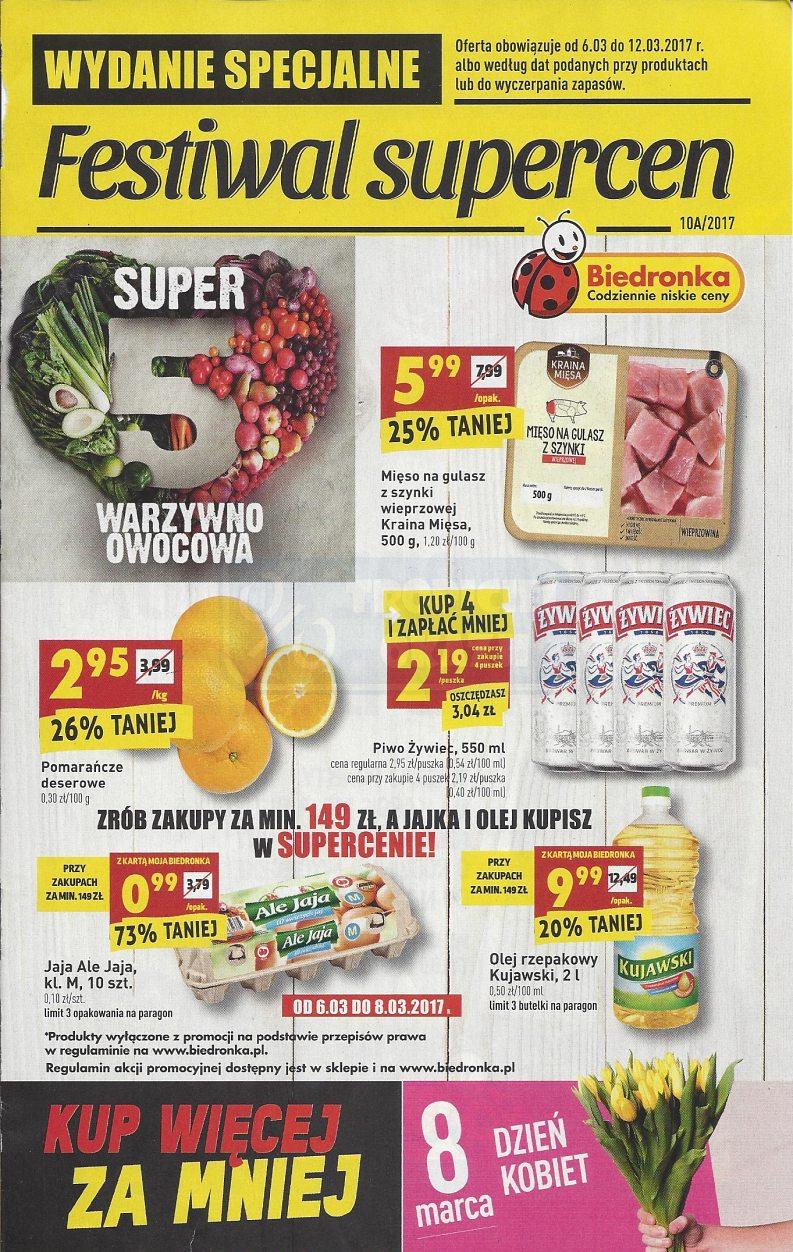 Gazetka promocyjna Biedronka str. 1