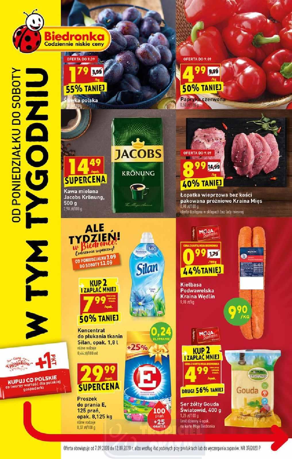 Gazetka promocyjna Biedronka str. 1