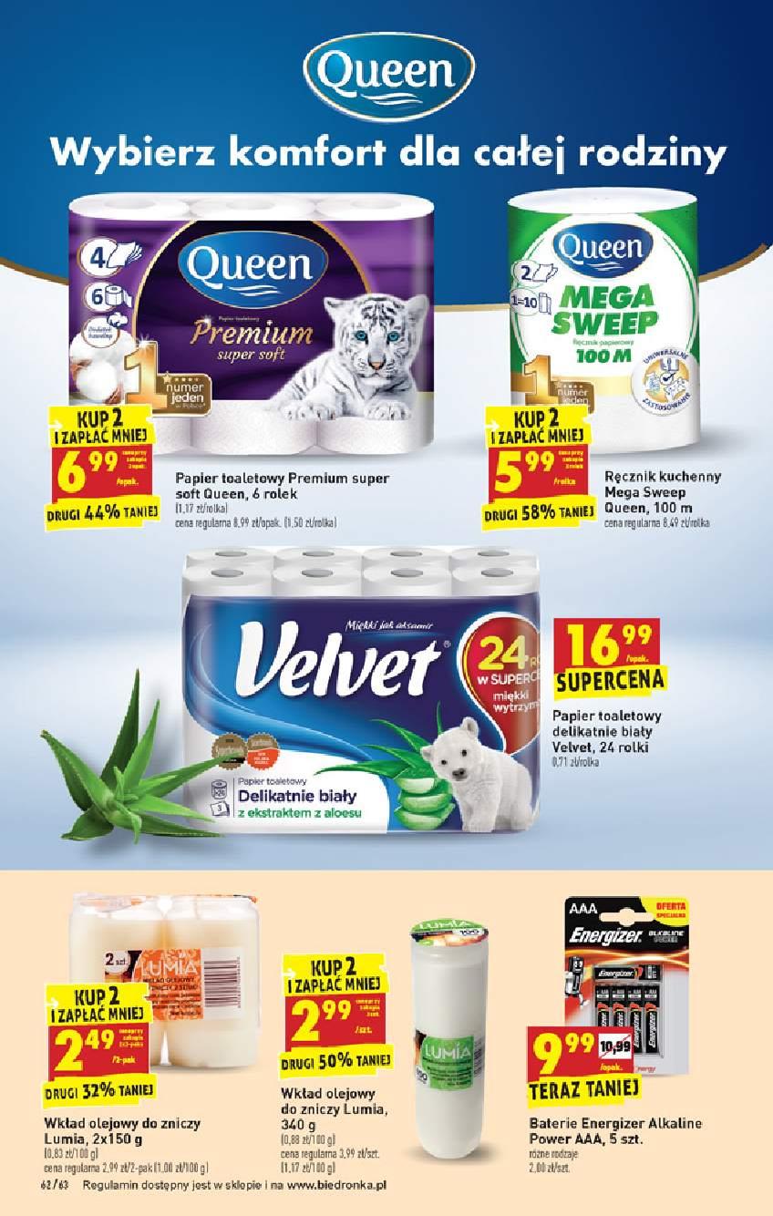 Gazetka promocyjna Biedronka str. 62