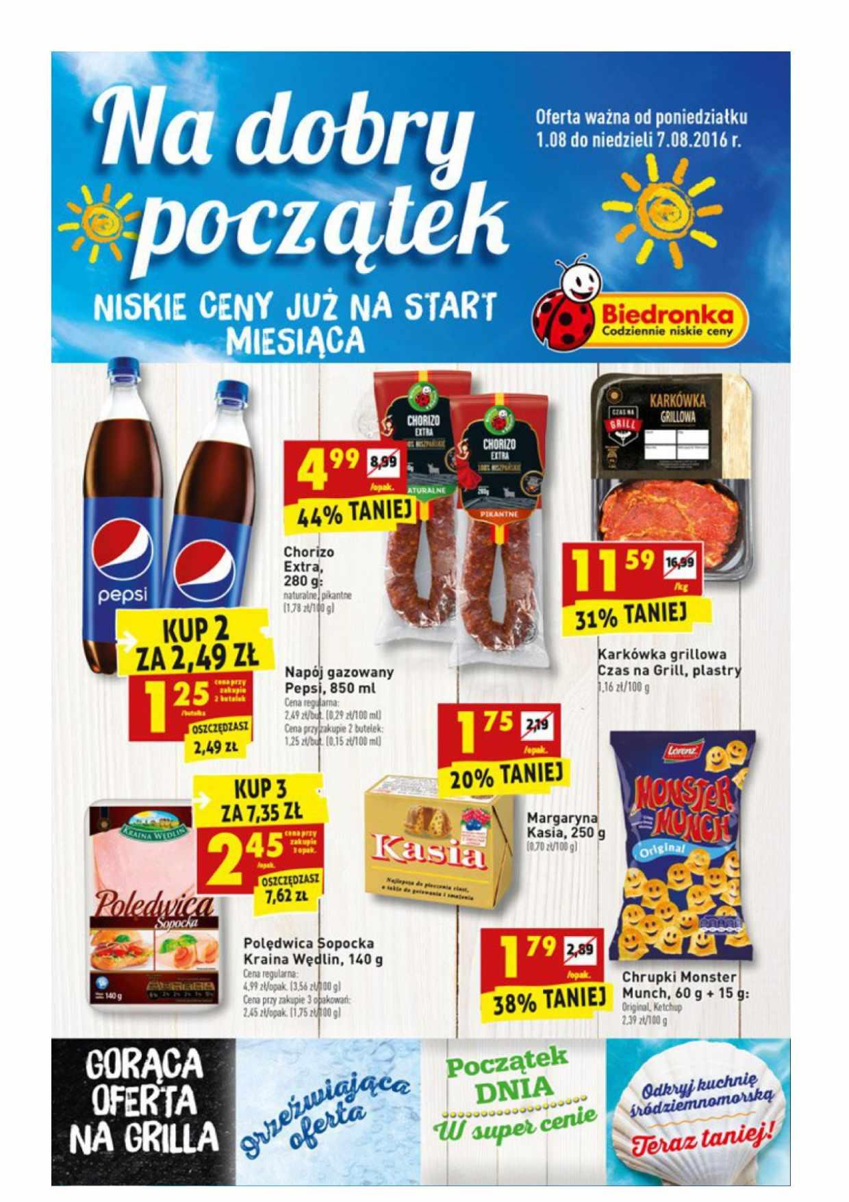 Gazetka promocyjna Biedronka str. 1