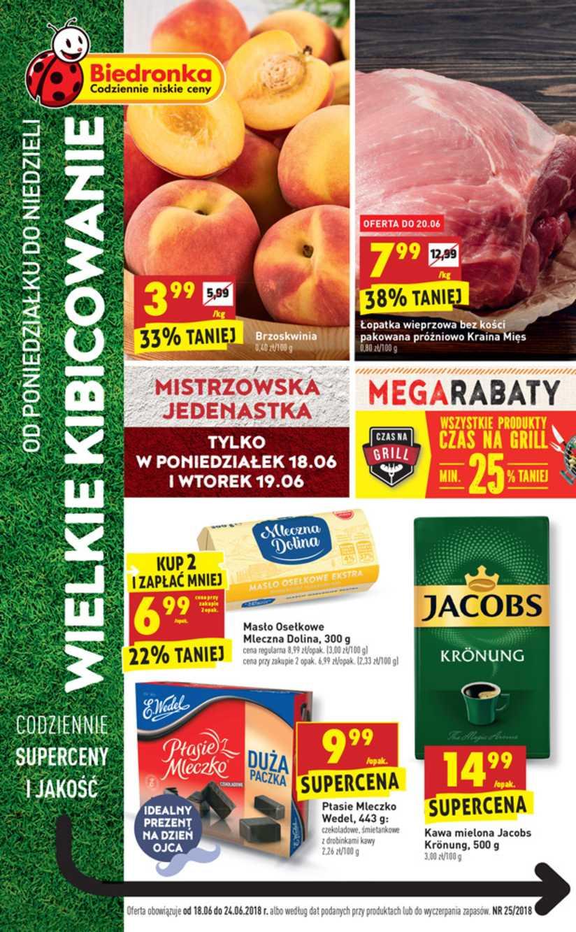 Gazetka promocyjna Biedronka str. 1