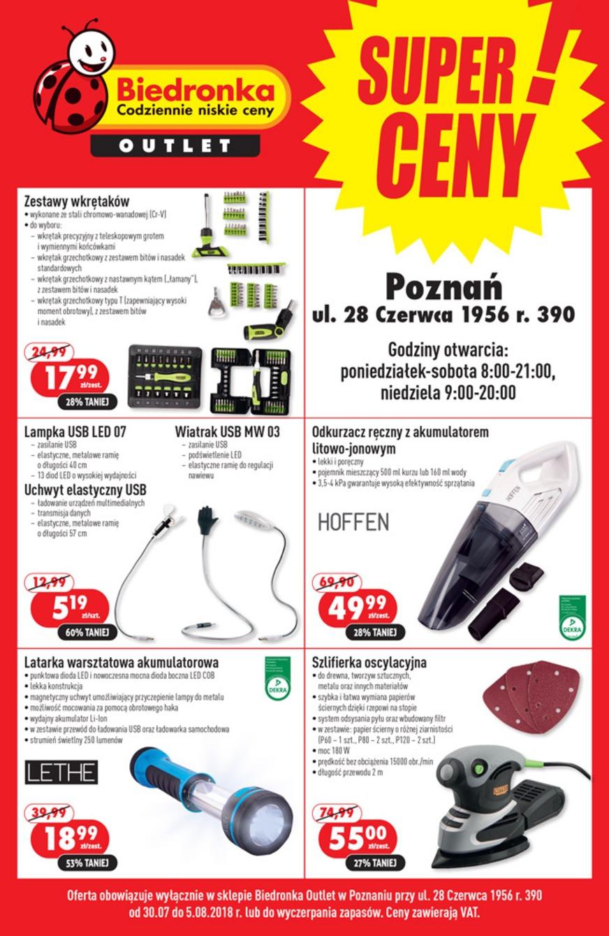 Gazetka promocyjna Biedronka str. 1