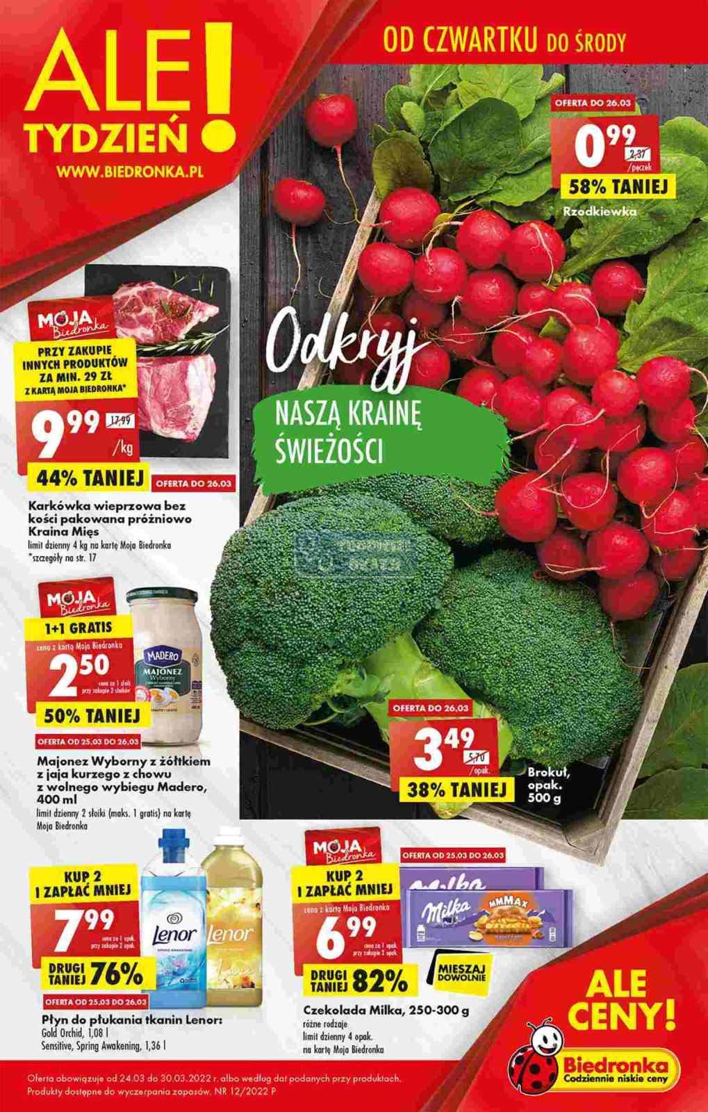 Gazetka promocyjna Biedronka str. 1