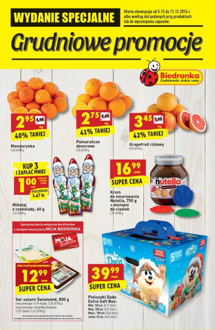 Gazetka promocyjna Biedronka str. 1