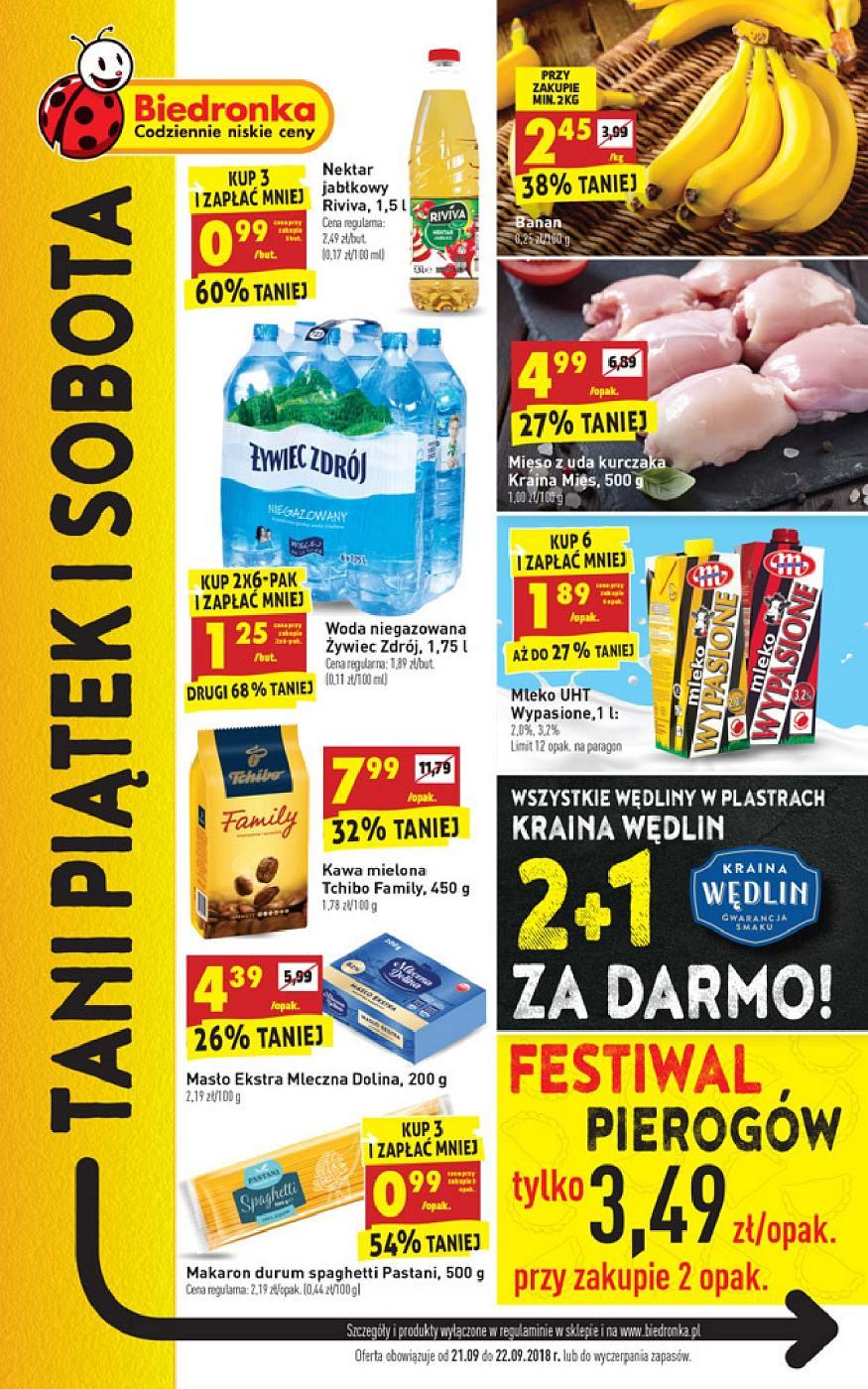 Gazetka promocyjna Biedronka str. 1