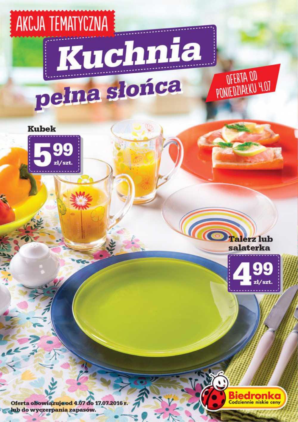 Gazetka promocyjna Biedronka str. 1