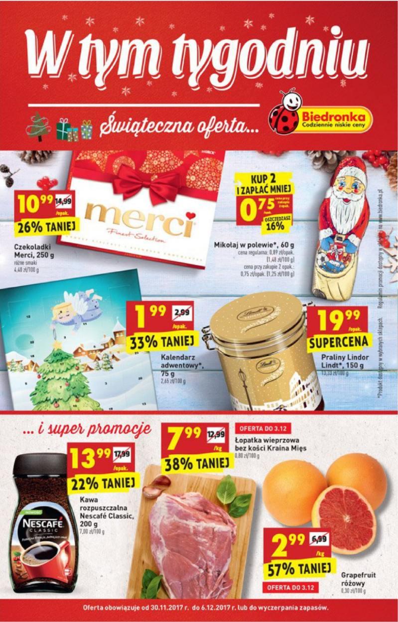 Gazetka promocyjna Biedronka str. 1