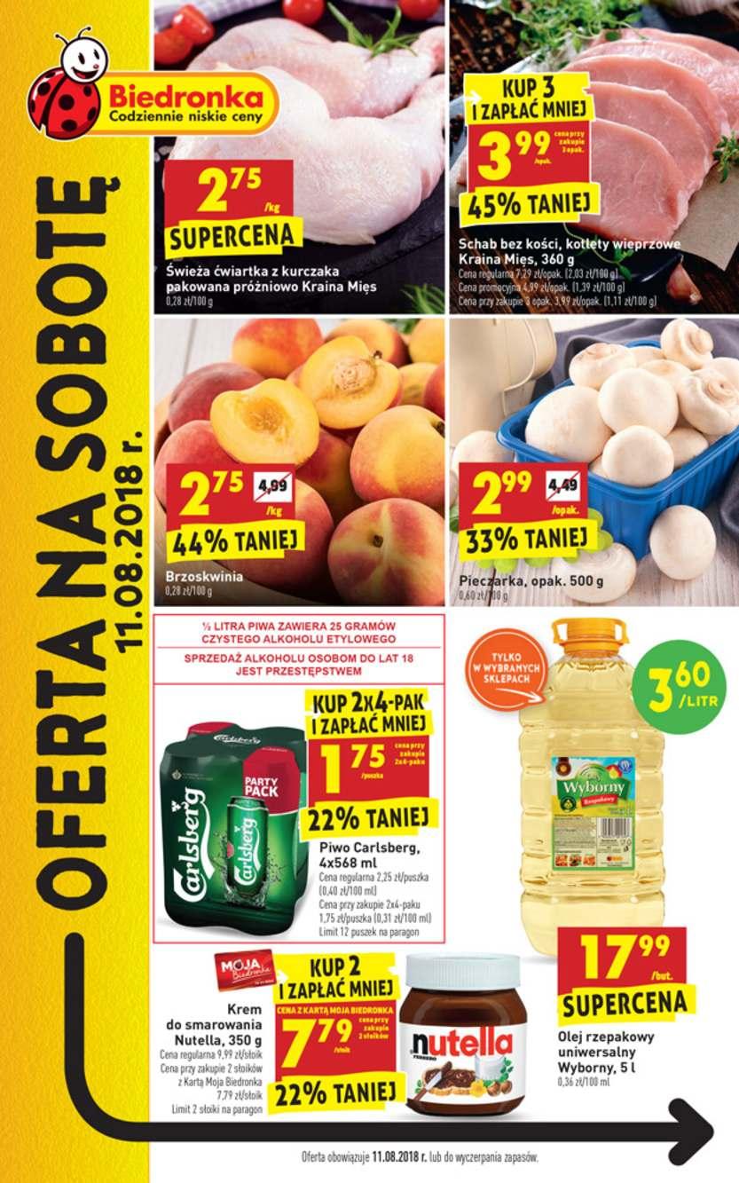 Gazetka promocyjna Biedronka str. 1