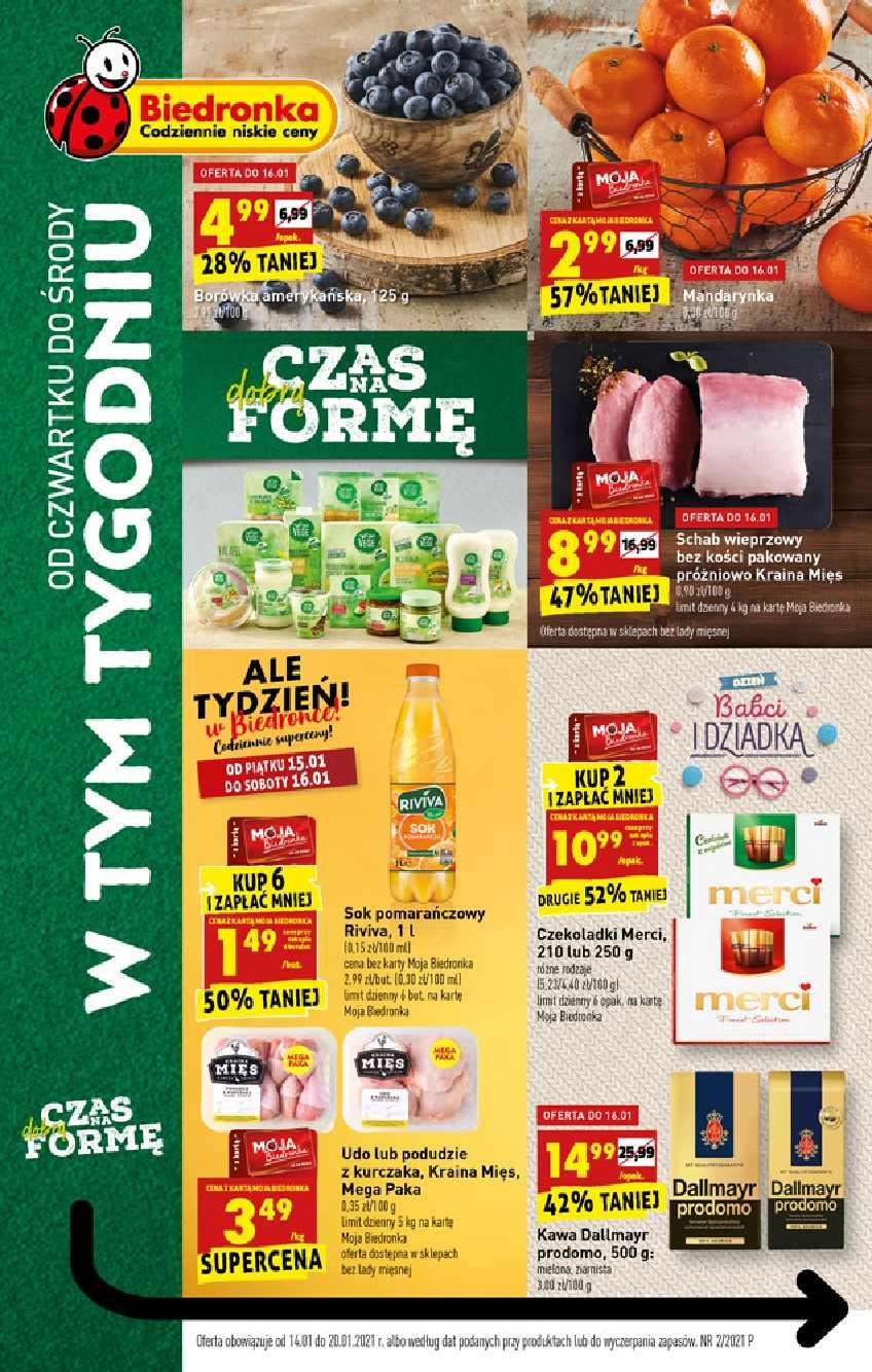 Gazetka promocyjna Biedronka str. 1